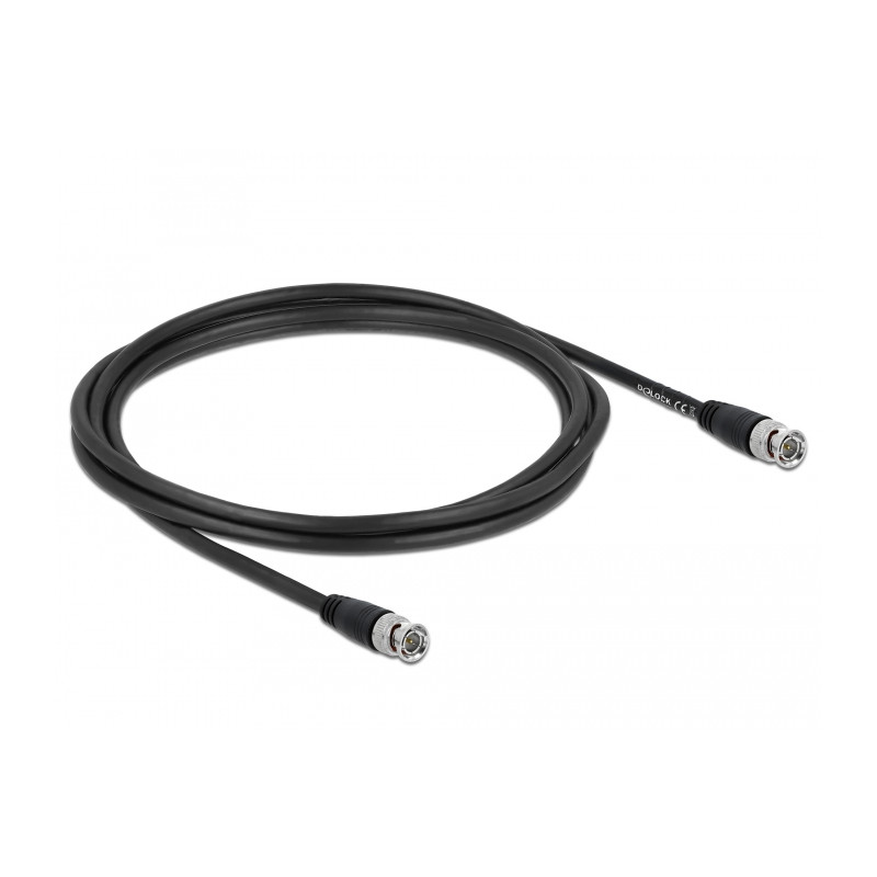 Delock Kabel BNC Stecker zu BNC Stecker 75 Ohm 2 m