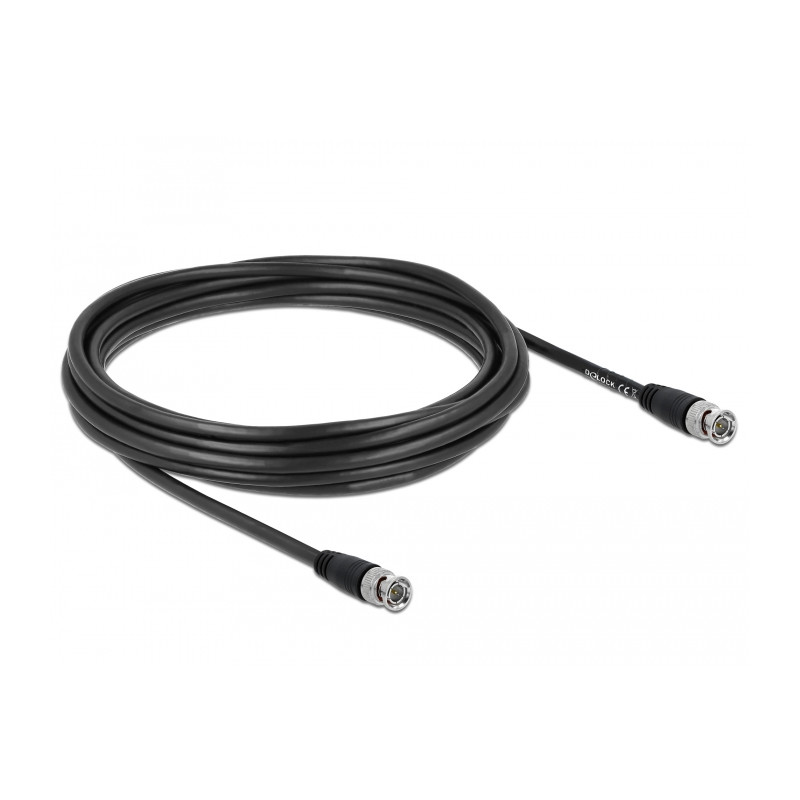 Delock Kabel BNC Stecker zu BNC Stecker 75 Ohm 5 m