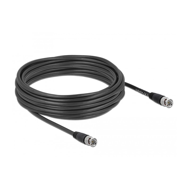 Delock Kabel BNC Stecker zu BNC Stecker 75 Ohm 10 m
