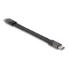 Delock USB 40 Gbps FPC Flachbandkabel USB Type-C™ zu USB Type-C™ 15 cm PD 3.0 100 W E-Marker