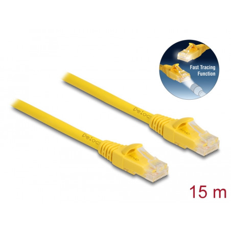 Delock RJ45 Kabel Cat.6A U/UTP Fast Tracing 15 m
