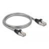 Delock RJ45 Kabel Cat.6A U/FTP mit Metallmantel 1 m