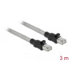 Delock RJ45 Kabel Cat.6A U/FTP mit Metallmantel 3 m