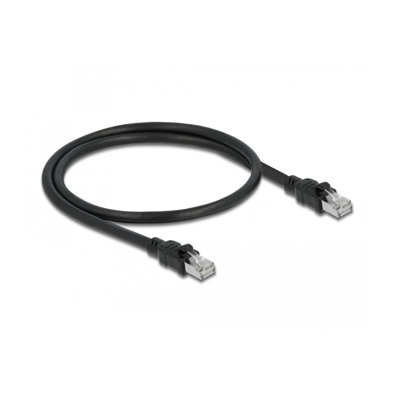 Delock Netzwerkkabel RJ45 Cat.6A F/UTP mit innerem Metallmantel 0,5 m