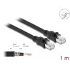 Delock Netzwerkkabel RJ45 Cat.6A F/UTP mit innerem Metallmantel 1 m
