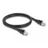 Delock Netzwerkkabel RJ45 Cat.6A F/UTP mit innerem Metallmantel 1 m
