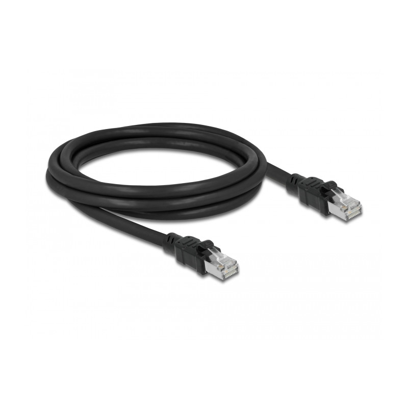 Delock Netzwerkkabel RJ45 Cat.6A F/UTP mit innerem Metallmantel 2 m