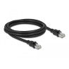 Delock Netzwerkkabel RJ45 Cat.6A F/UTP mit innerem Metallmantel 2 m