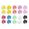 Delock Netzwerkkabel RJ45 Cat.6A S/FTP mit farbigen Clips 1 m