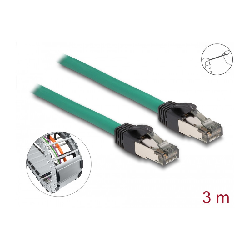 Delock RJ45 Kabel PROFINET SF/UTP 3 m