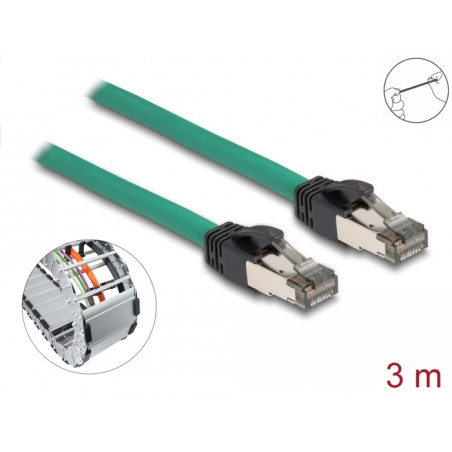 Delock RJ45 Kabel PROFINET SF/UTP 3 m