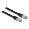 Delock RJ45 Netzwerkkabel Cat.6A S/FTP PE Outdoor 2 m schwarz