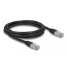 Delock RJ45 Netzwerkkabel Cat.6A S/FTP PE Outdoor 2 m schwarz