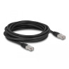Delock RJ45 Netzwerkkabel Cat.6A S/FTP PE Outdoor 5 m schwarz