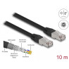 Delock RJ45 Netzwerkkabel Cat.6A S/FTP PE Outdoor 10 m schwarz