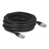 Delock RJ45 Netzwerkkabel Cat.6A S/FTP PE Outdoor 10 m schwarz