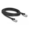 Delock RJ45 Netzwerkkabel Cat.6A S/FTP PUR Outdoor 3 m schwarz