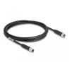 Delock M8 A-kodiert 3 Pin Kabel Stecker zu Buchse PUR (TPU) 2 m