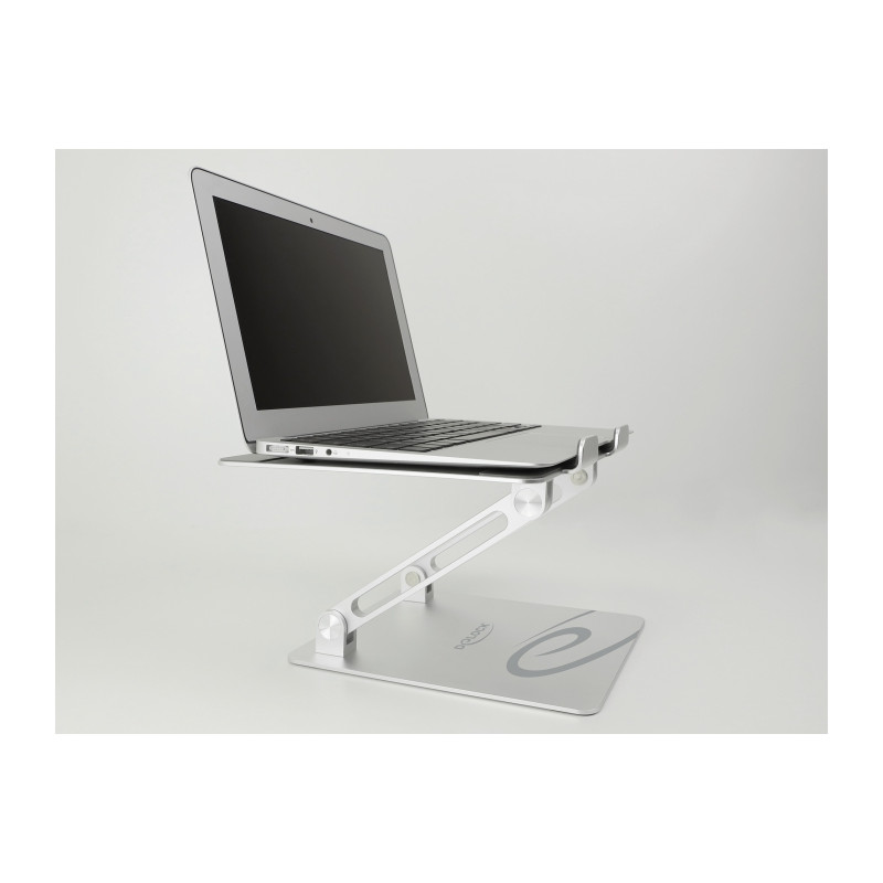 Delock Tablet und Notebook Standhalterung verstellbar Aluminium