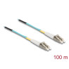 Delock LWL Kabel LC Duplex zu LC Duplex Multimode OM3 100 m