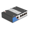 Delock Industrie Gigabit Ethernet Switch 5 Port RJ45 für Hutschiene