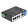 Delock Industrie Gigabit Ethernet Switch 5 Port RJ45 für Hutschiene