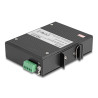 Delock Industrie Gigabit Ethernet Switch 4 Port PoE 1 Port RJ45 1 Port SFP für Hutschiene
