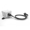 Delock Netzwerkkabel RJ45 Stecker zu RJ45 Stecker Cat.6 STP mit Verschlusskappe Outdoor IP68 staub- und wasserdicht schwarz 1 m