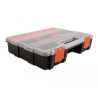 Delock Sortimentsbox mit 21 Fächern 290 x 220 x 60 mm orange / schwarz
