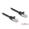 Delock Kabel RJ50 Stecker zu RJ50 Stecker F/UTP 0,25 m schwarz