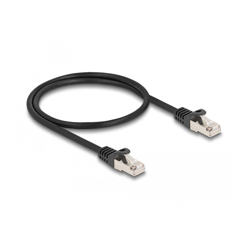 Delock Kabel RJ50 Stecker zu RJ50 Stecker F/UTP 0,5 m schwarz