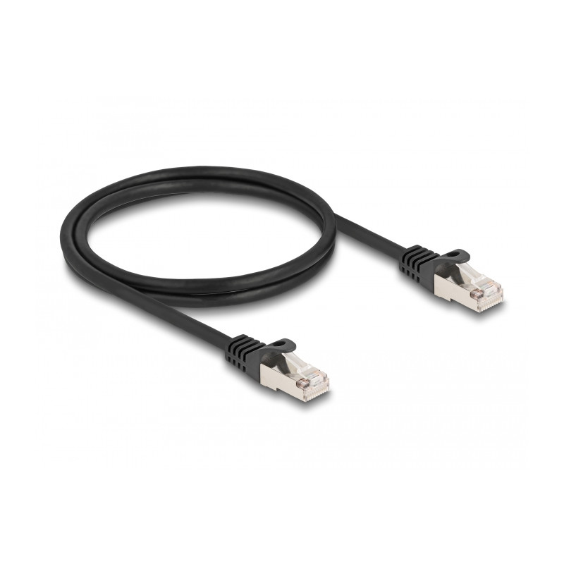 Delock Kabel RJ50 Stecker zu RJ50 Stecker F/UTP 1 m schwarz