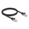 Delock Kabel RJ50 Stecker zu RJ50 Stecker F/UTP 1 m schwarz