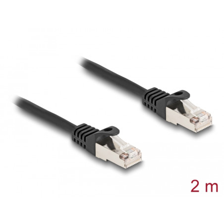 Delock Kabel RJ50 Stecker zu RJ50 Stecker F/UTP 2 m schwarz