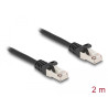 Delock Kabel RJ50 Stecker zu RJ50 Stecker F/UTP 2 m schwarz