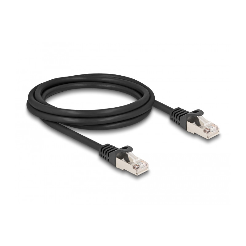 Delock Kabel RJ50 Stecker zu RJ50 Stecker F/UTP 2 m schwarz
