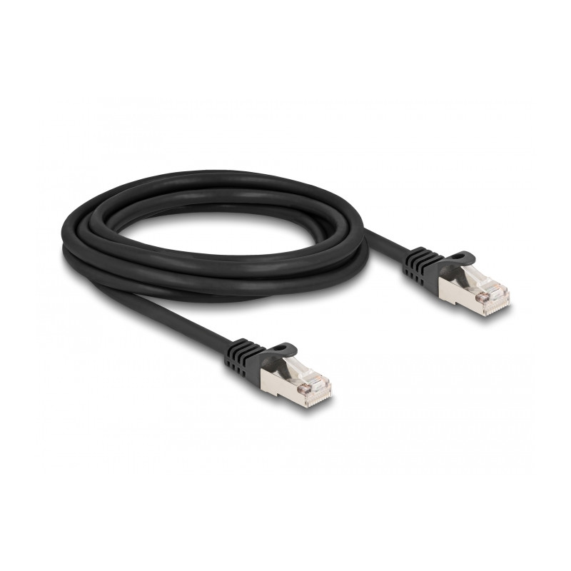 Delock Kabel RJ50 Stecker zu RJ50 Stecker F/UTP 3 m schwarz