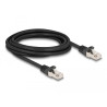 Delock Kabel RJ50 Stecker zu RJ50 Stecker F/UTP 3 m schwarz