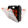 Delock Sortimentsbox mit 34 Fächern 320 x 270 x 80 mm orange / schwarz