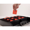 Delock Sortimentsbox mit 17 Fächern 320 x 255 x 60 mm orange / schwarz