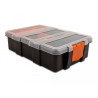 Delock Sortimentsbox mit 11 Fächern 220 x 155 x 60 mm orange / schwarz