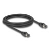 Delock RJ45 Netzwerkkabel Cat.8.1 S/FTP 2 m bis 40 Gbps schwarz
