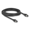 Delock RJ45 Netzwerkkabel Cat.8.1 S/FTP 3 m bis 40 Gbps schwarz