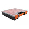 Delock Sortimentsbox mit 14 Fächern 312 x 272 x 60 mm orange / schwarz