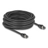 Delock RJ45 Netzwerkkabel Cat.8.1 S/FTP 10 m bis 40 Gbps schwarz