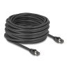 Delock RJ45 Netzwerkkabel Cat.8.1 S/FTP 15 m bis 40 Gbps schwarz