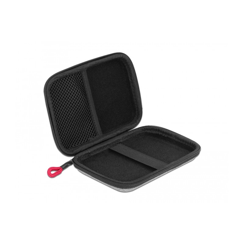 Delock Schutztasche für 2.5″ SSDs, externe Gehäuse oder Festplatten bis 12 x 8 x 2 cm