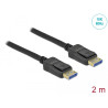 Delock DisplayPort Kabel 10K 60 Hz 54 Gbps Kunststoffgehäuse 2 m