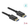 Delock DisplayPort Kabel 10K 60 Hz 54 Gbps Kunststoffgehäuse 3 m