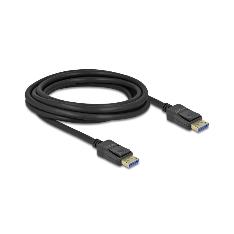 Delock DisplayPort Kabel 10K 60 Hz 54 Gbps Kunststoffgehäuse 3 m